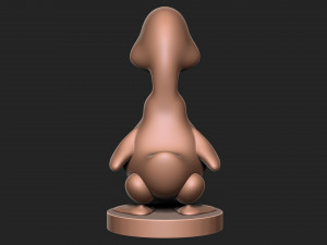 Goose duck with base 3D Принт Модель