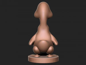 Goose duck with base 3D Print Model
