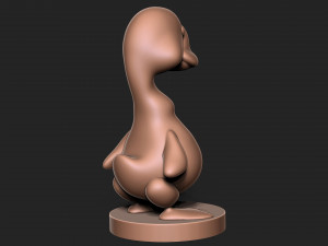 Goose duck with base 3D Принт Модель