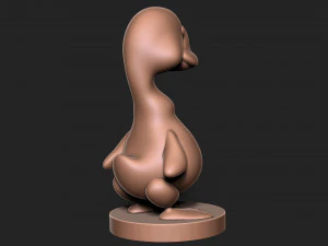 Goose duck with base 3D Print Model