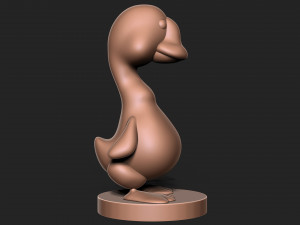 Goose duck with base 3D Принт Модель
