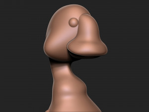 Goose duck with base 3D Принт Модель