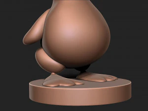 Goose duck with base 3D Print Model