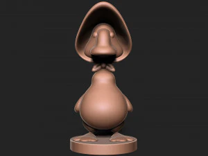 Goose bunny wearing hat 3D Print Model
