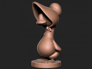 Goose bunny wearing hat 3D Print Model