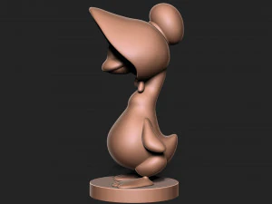 Goose bunny wearing hat 3D Print Model