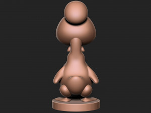 Goose bunny wearing hat 3D प्रिंट मॉडल