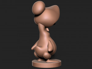 Goose bunny wearing hat 3D प्रिंट मॉडल
