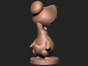 Goose bunny wearing hat 3D Print Model