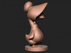 Goose bunny wearing hat 3D Print Model