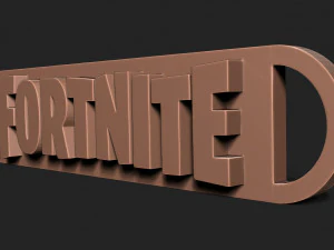 FORTNITE Logo 3D Print Model