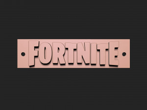 Fortnite sign 3D Print Model