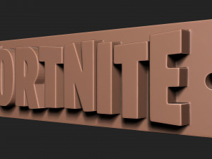 Fortnite sign Modelo de Impressão 3D