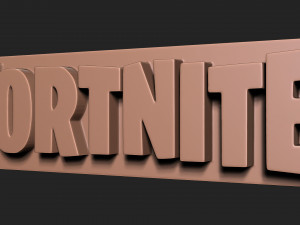 Fortnite sign 3D Принт Модель
