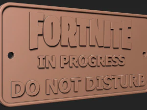 Fortnite sign 3D Print Model