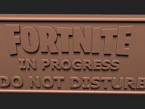 Fortnite sign 3D Print Model