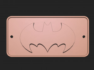 Batman Sign-Logo 3D Принт Модель