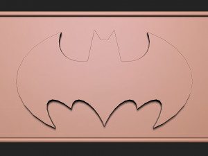 Batman Sign-Logo 3D 打印模型