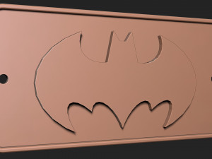 Batman Sign-Logo 3D 打印模型