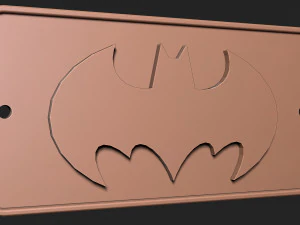 Batman Sign-Logo 3D Print Model