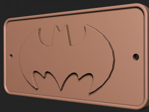 Batman Sign-Logo 3D 打印模型