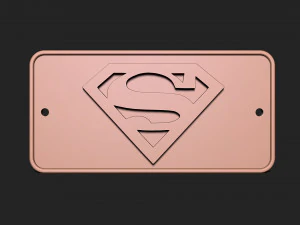 logotipo de superman Modelo de impresión 3D