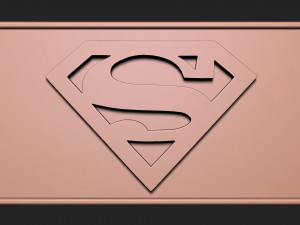 Superman logo 3D Принт Модель