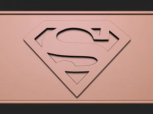 Superman logo 3D Print Model