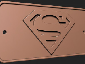 Superman logo 3D Принт Модель