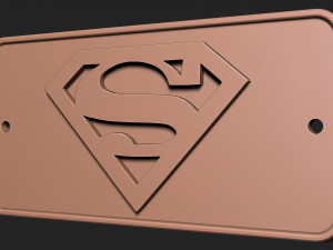 Superman logo 3D Принт Модель