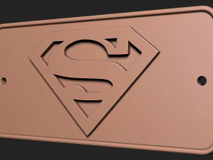 Superman logo 3D Print Model