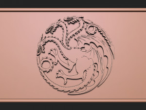 Targaryen House Game of Thrones 3Dプリントモデル