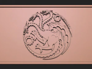 Targaryen House Game of Thrones 3D Print Model