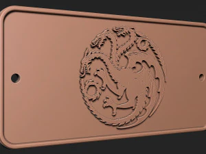 Targaryen House Game of Thrones 3D Print Model