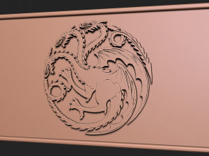 Targaryen House Game of Thrones 3Dプリントモデル