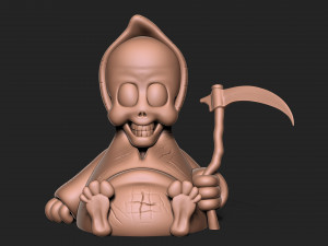 CUTE GRIM REAPER Model Cetak 3D