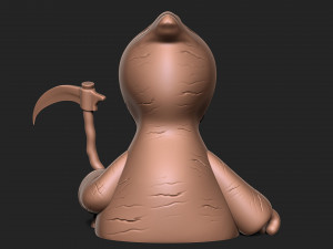 CUTE GRIM REAPER Model Cetak 3D