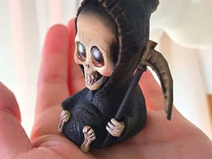 CUTE GRIM REAPER 3D Print Model