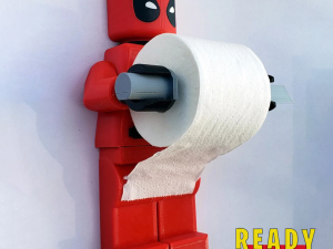 DEADPOOL TOILET PAPER HOLDER 3D Print Model