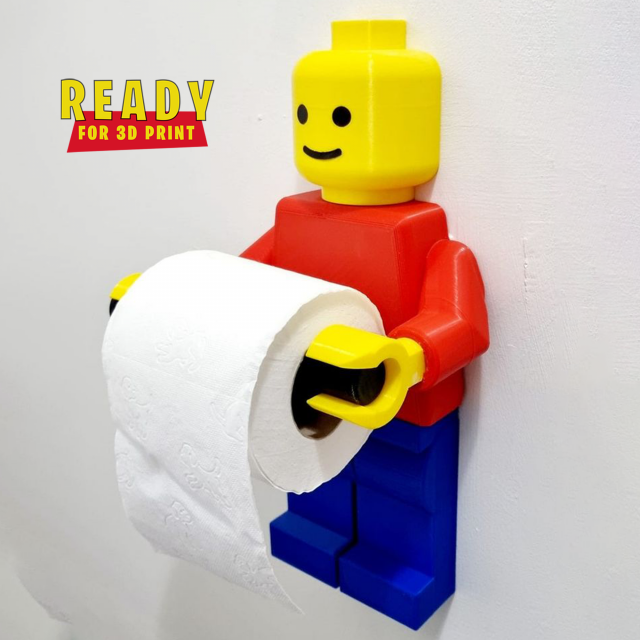 TOILET PAPER HOLDER 3D Print Model .c4d .max .obj .3ds .fbx .stl .blend