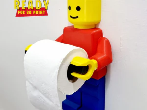 トイレットペーパーホルダー 3Dプリントモデル