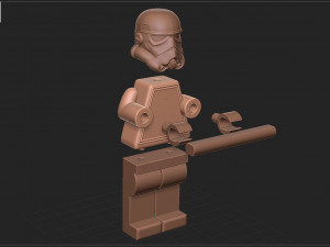 Stormtrooper helmet toilet paper holder 3D Print Model