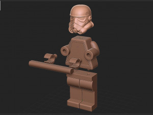Stormtrooper helmet toilet paper holder 3D Print Model