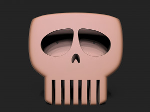HALLOWEEN SKULL SPONGE HOLDER 3D Print Model
