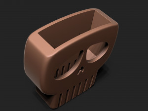 HALLOWEEN SKULL SPONGE HOLDER 3D Print Model