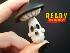 FUNGHI DI HALLOWEEN Modello di stampa 3D