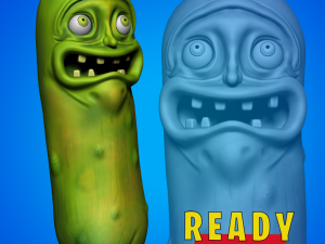 Pickle Rick 3D Print Model