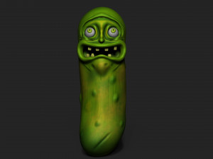 Pickle Rick 3D Print Model