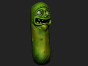 Pickle Rick 3D Print Model