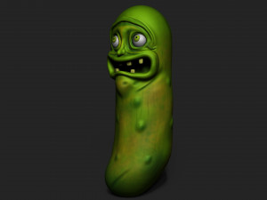 Pickle Rick 3D Print Model